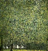 Gustav Klimt park oil painting artist